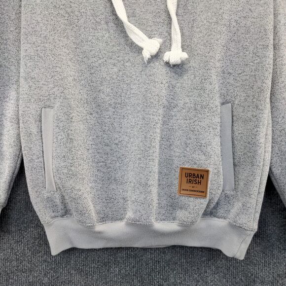 Urban Irish Republic of Ireland Knit Sweatshirt Gray Mens XS Long Sleeve - Picture 6 of 14